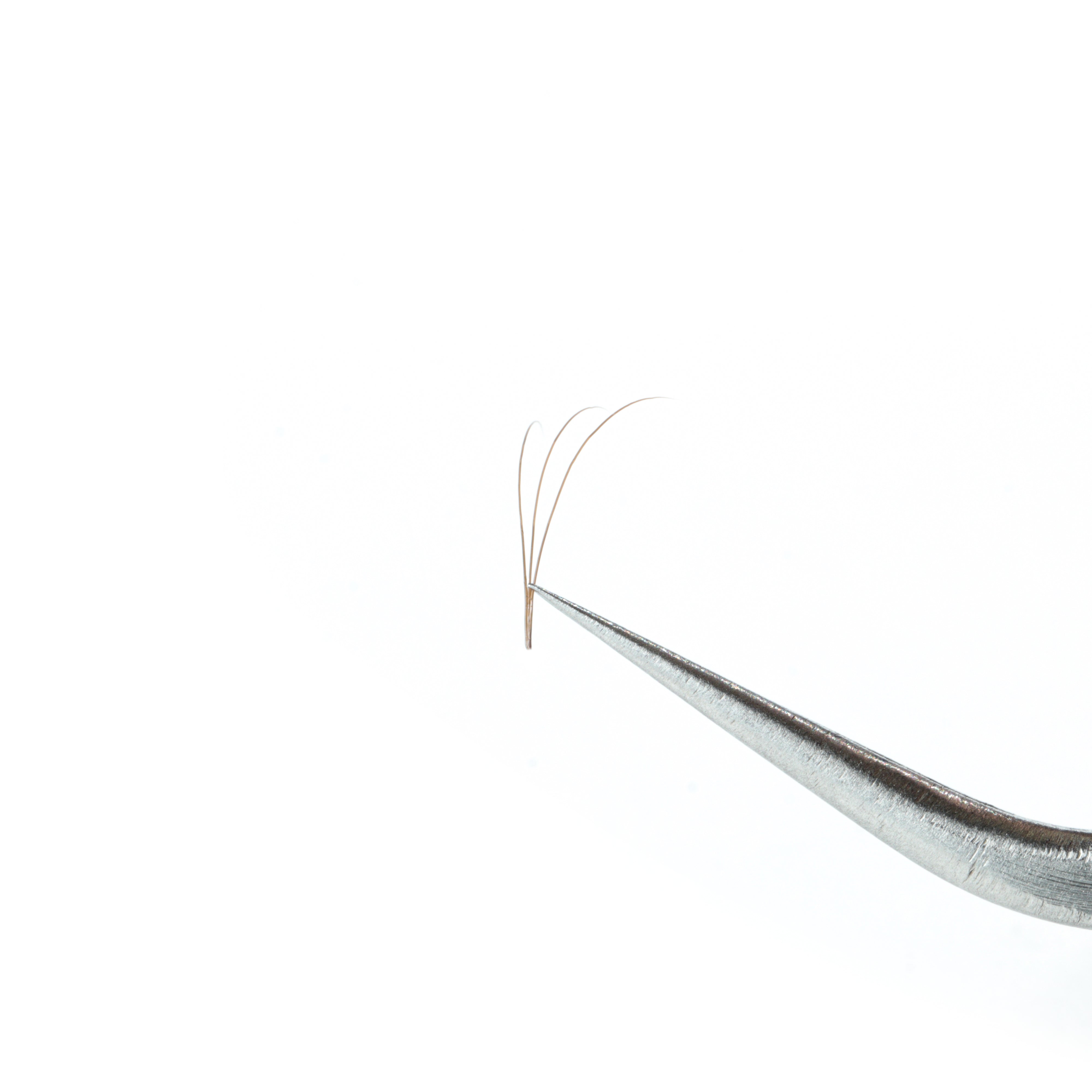 Коричневі 3D-пучкові вії для нарощування (товщина 0.07mm)