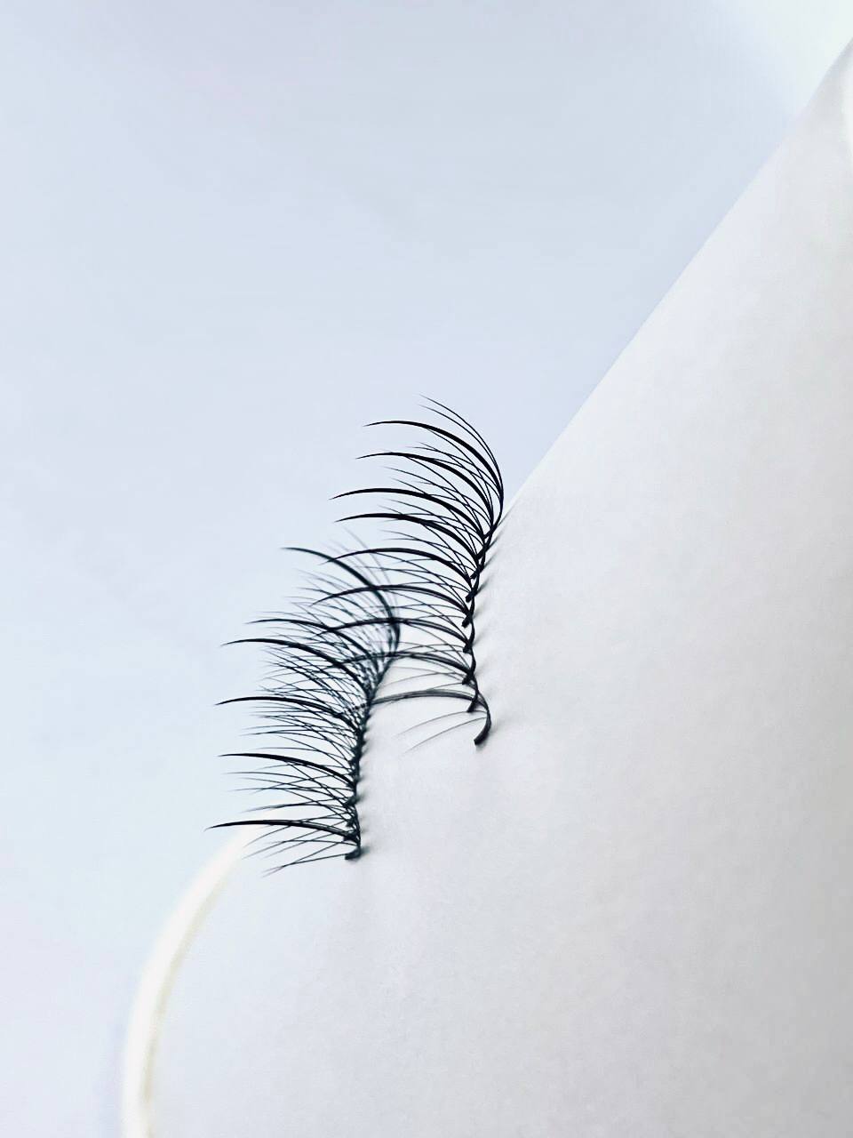 5D-пучкові вії + промінчик для нарощення (товщина 0.07mm)