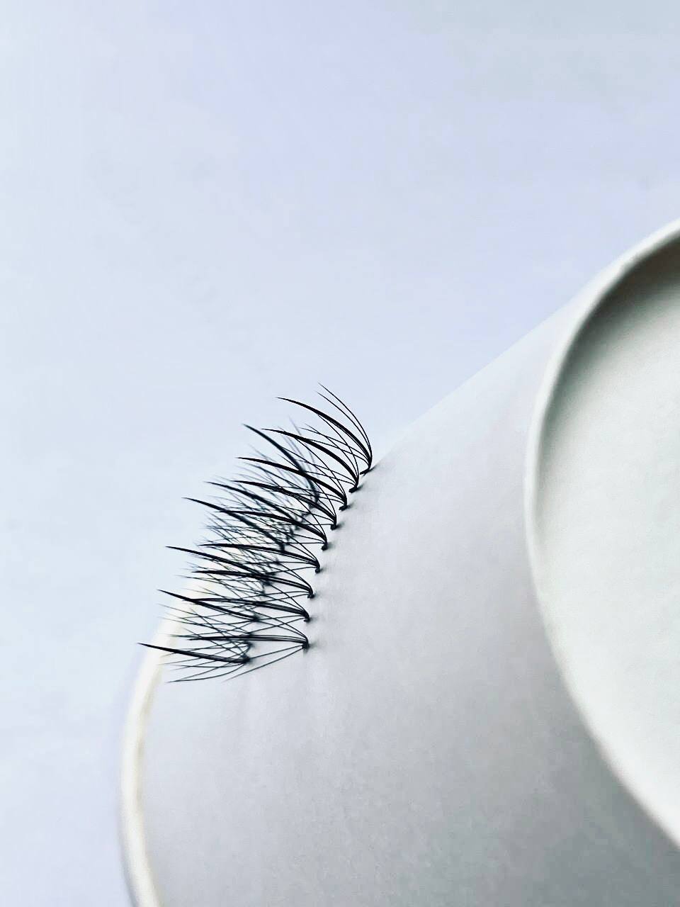 5D-пучкові вії + промінчик для нарощення (товщина 0.07mm)