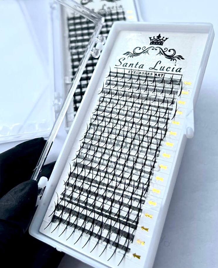 Промінчики мікс вій для нарощення