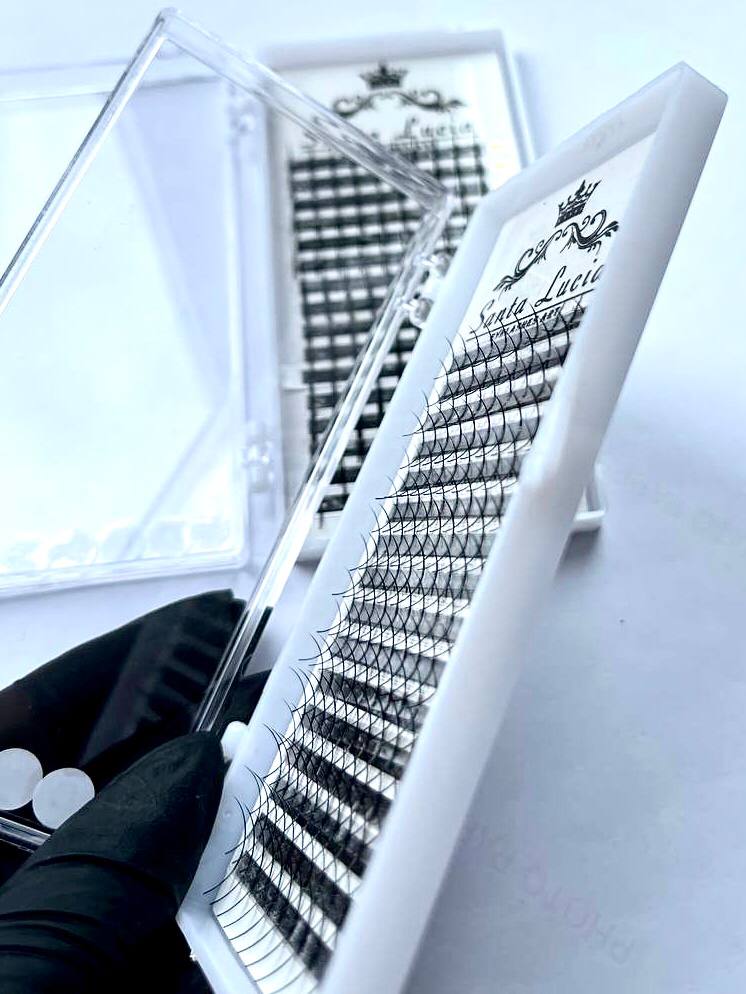 Промінчики мікс вій для нарощення