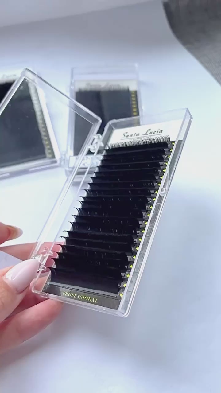 Класичний мікс вій для нарощення 7-13мм товщина 010