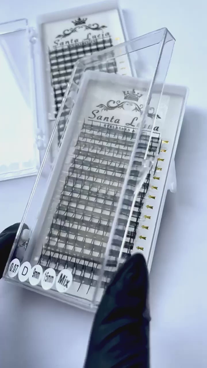 Промінчики мікс вій для нарощення